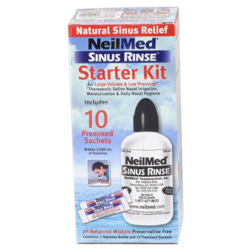 NeilMed Nose & Sinus Rinse Starter Kit (10) – British Snoring