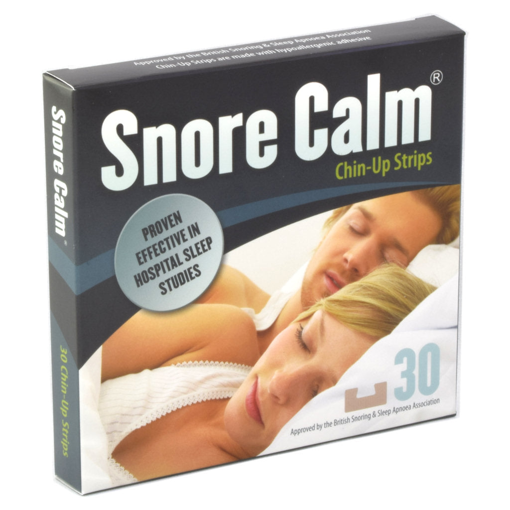 Snore Calm Chin-Up Strips (30 Pack) – British Snoring