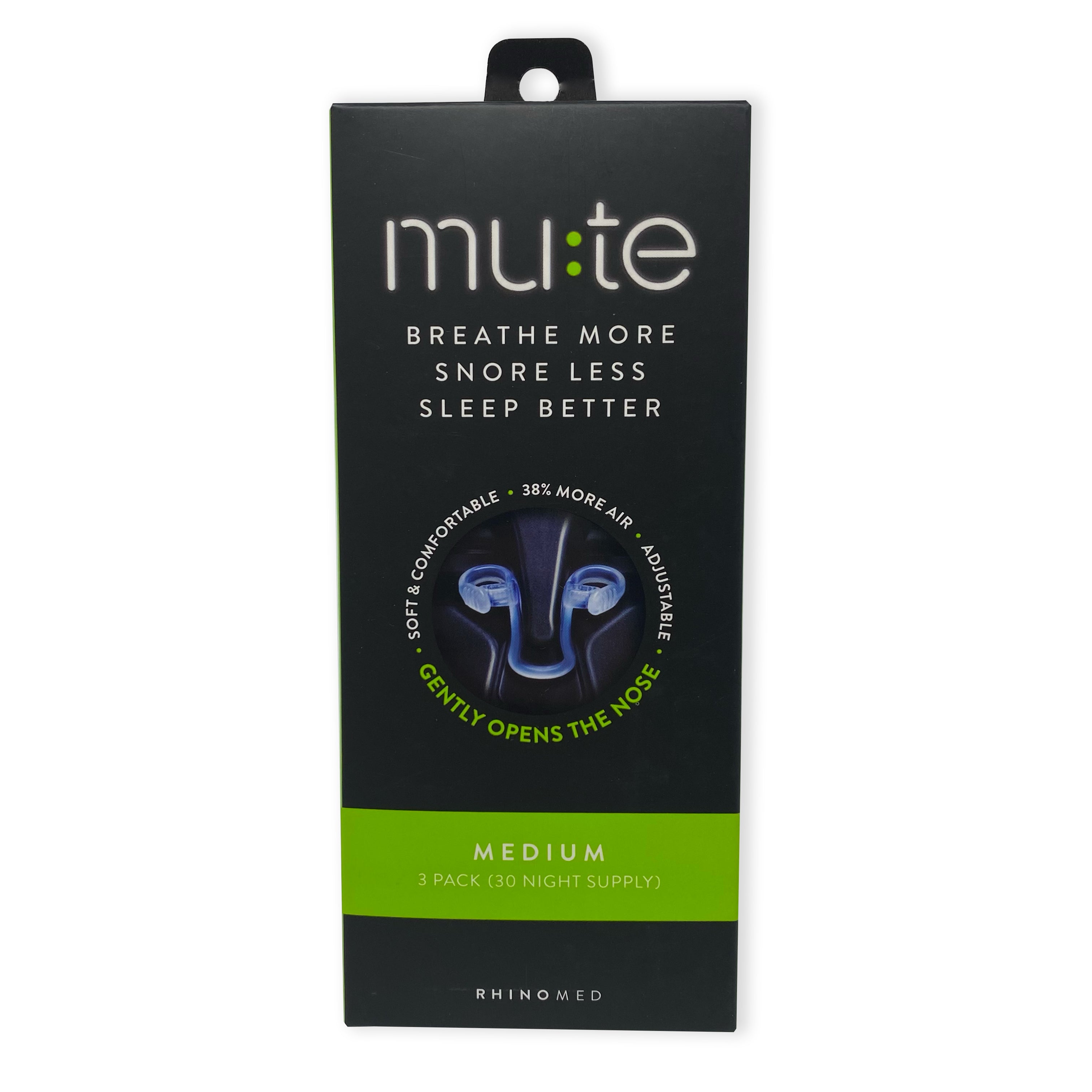 Rhinomed Mute Nasal Dilator (Medium) – British Snoring